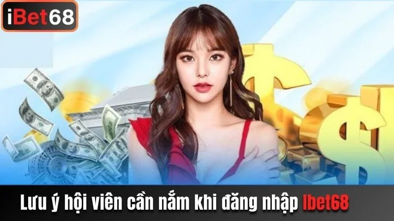 Một vài yếu tố quan trọng thành viên cần nắm khi đăng nhập Ibet68 